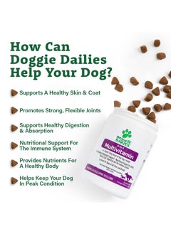 5 In 1 Multivitamin For Dogs, 225 Soft Chews, Dog Multivitamin For Skin And Coat Health, Joint Health, Improved Digestion, Antioxidants, Support A Healthy Immune System - pzsku/ZB4099CD8E45C0DAC4C83Z/45/_/1726222357/b22def15-dfc4-4754-9ac2-101c145c3311