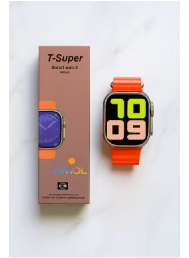 T Super Smart Watch Ultra 2 - orange  - Image 2