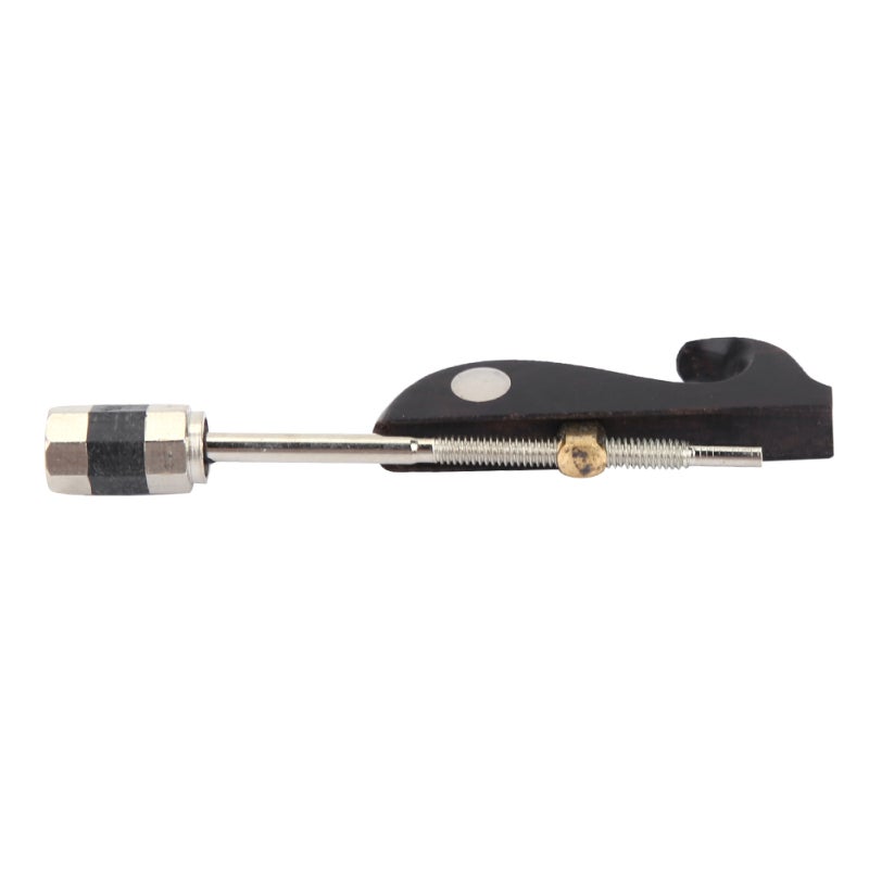 Sandalwood Erhu Bow Hook Fine Tuner - Hand-Made Black Sandalwood Fish Adjust Tool for Any Size Erhu Bows - Image 2