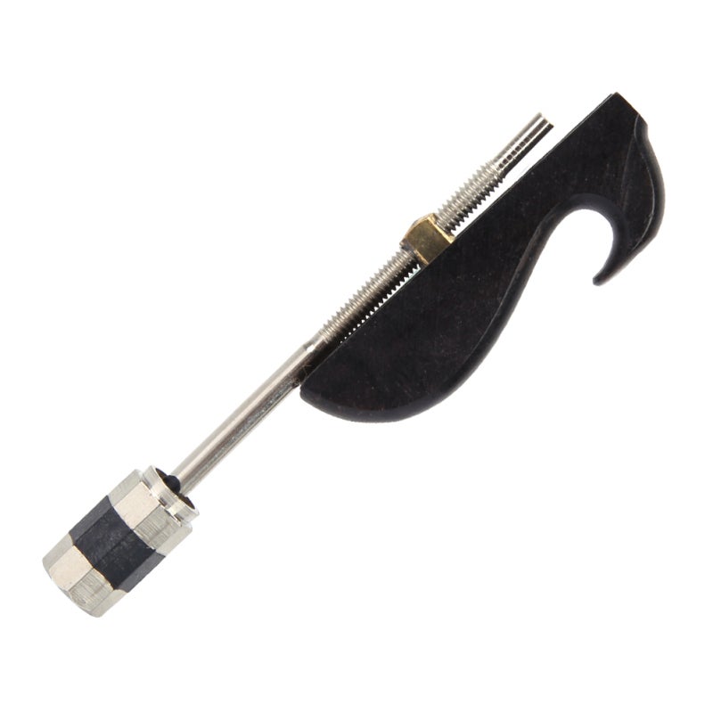 Sandalwood Erhu Bow Hook Fine Tuner - Hand-Made Black Sandalwood Fish Adjust Tool for Any Size Erhu Bows - Image 3