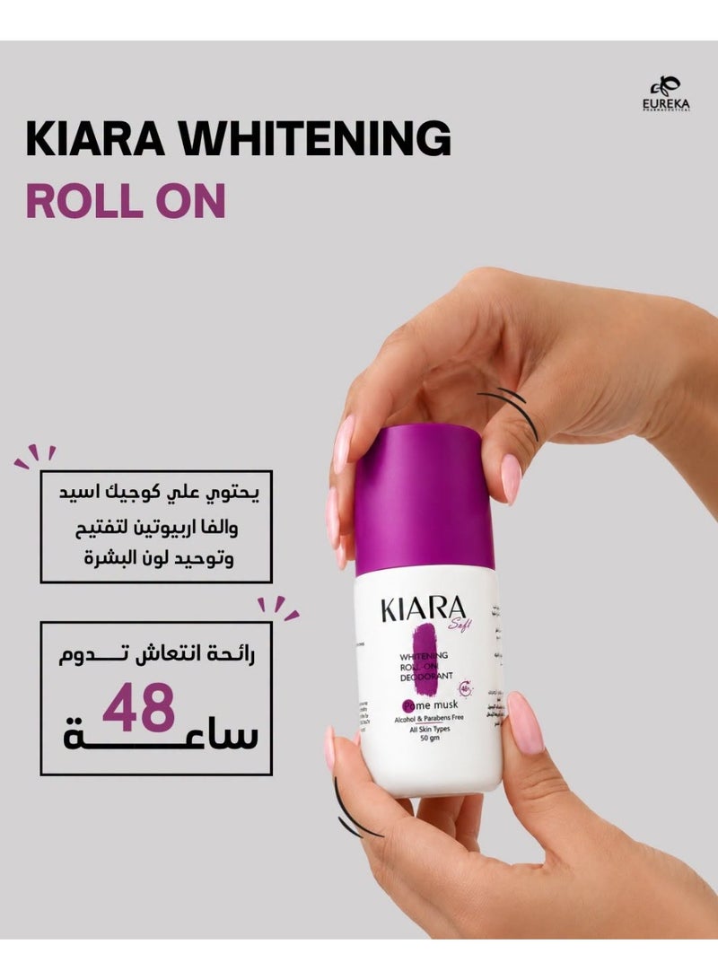 EUREKA Kiara Roll-On White Pome Musk 50g - Image 2