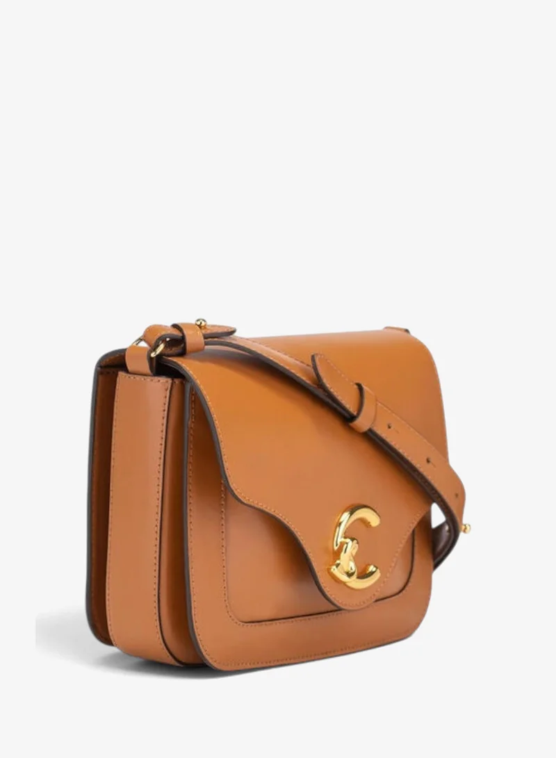 Coccinelle Brown C-Me Leather Shoulder Bag for Women | Best Price UAE