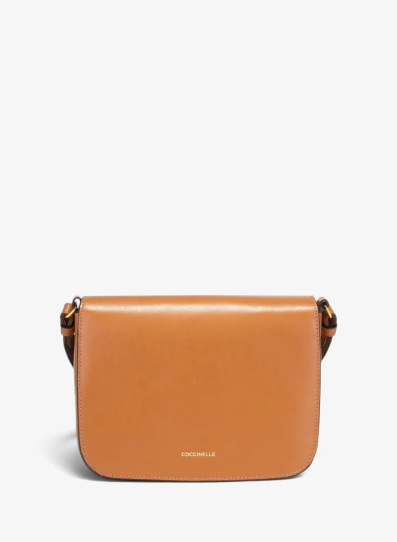 Coccinelle Brown C-Me Leather Shoulder Bag for Women | Best Price UAE