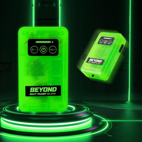 Beyond Braid Beyond Bait Pump Rechargeable Aerator - Portable Glow in The Dark Bubbler – 4 Speed Portable Live Bait Aerator with XL Air Stone – Water-Resistant, Keeps Your Bait Alive Longer - Image 5