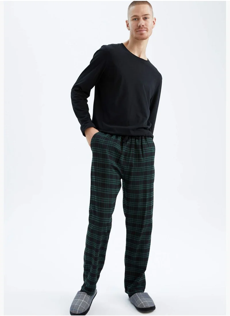 DeFacto Relax Fit Check Patterned Knitted Pyjamas