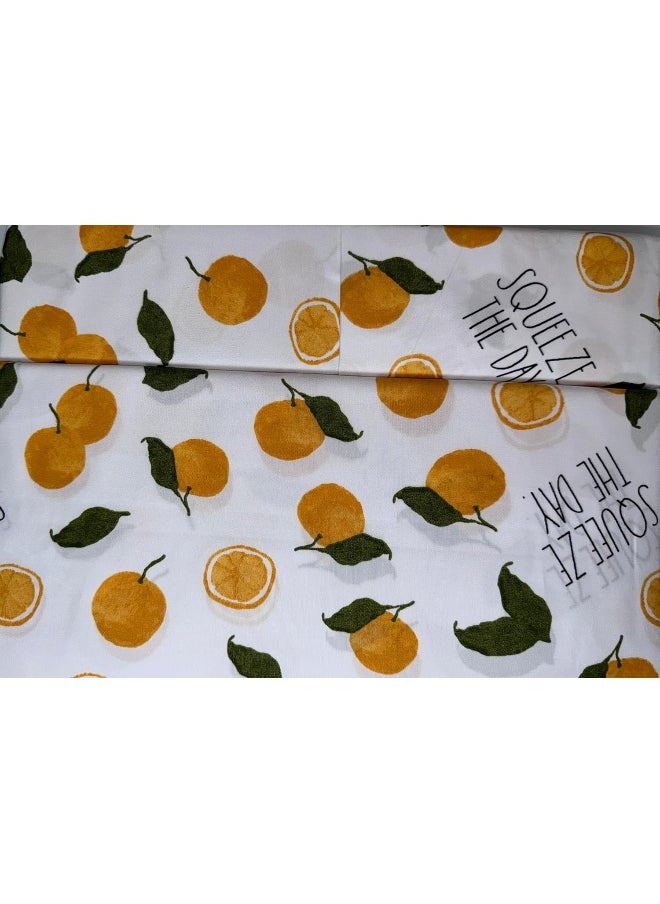 Rae Dunn Rae Dunn Embroidered Sheet Set with Pillowcases, 4 Piece (Squeeze The Day Lemons, King (U.S. Standard)) 
