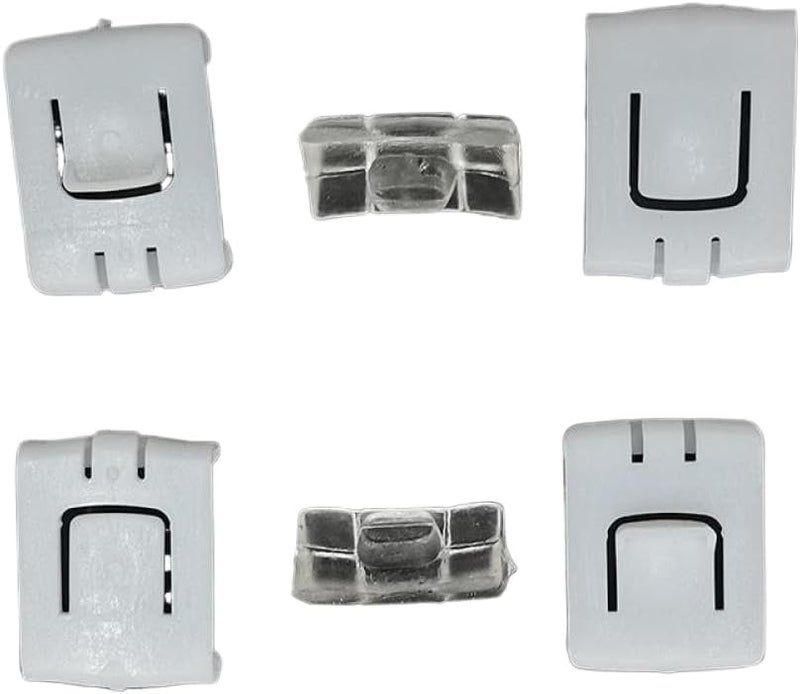 Universal Car Seat Sliding Guide Rail Reset Replacement Parts 6 Piece Set - Image 2