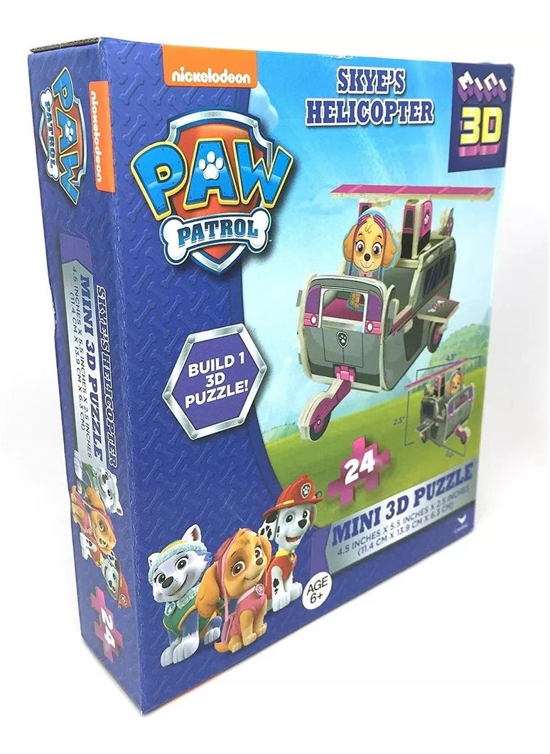 PAW PATROL Paw Patrol 3D Skyes Helicopter Mini Puzzle  - Image 2