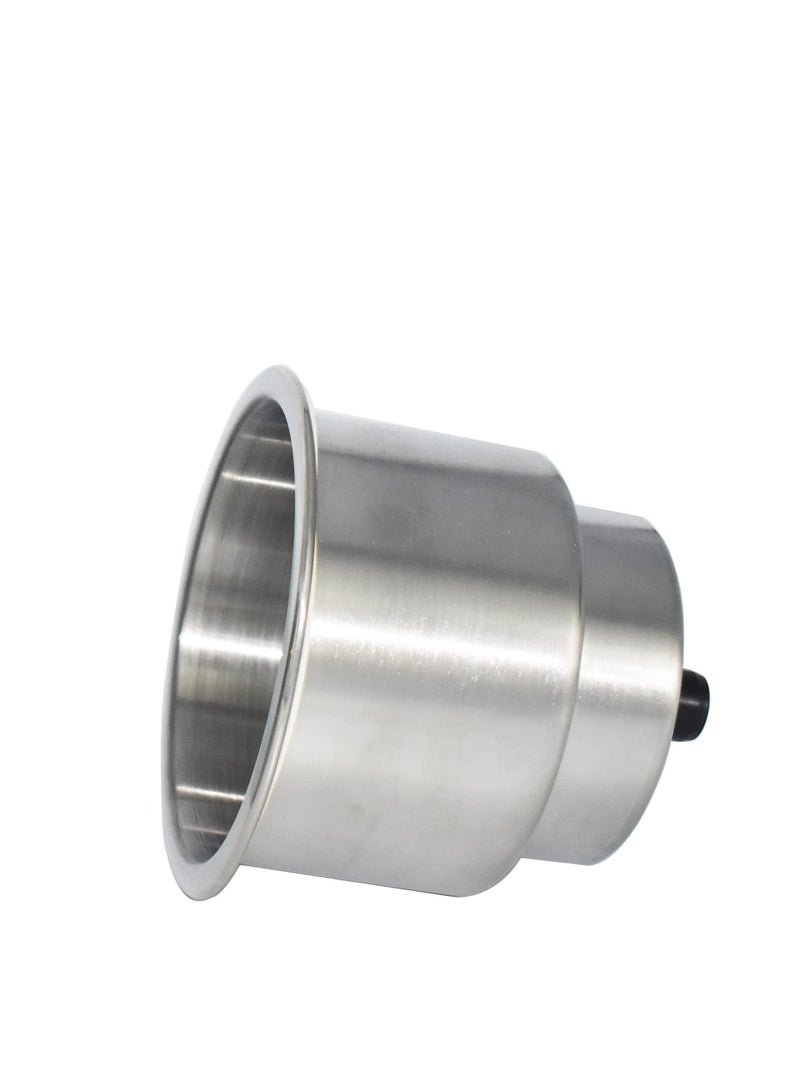 Stainless Steel Cup Drink Holder, Insert with Drain for Marine Boat RV Camper Stainless Steel Cup Drink Holder with Drain Marine Boat Rv Camper (2PCS) - Image 3