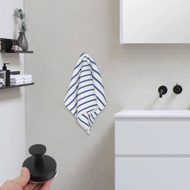 Heavy Duty 304 Stainless Steel Suction Towel Hook No Drill Damage Free Mount - Image 5