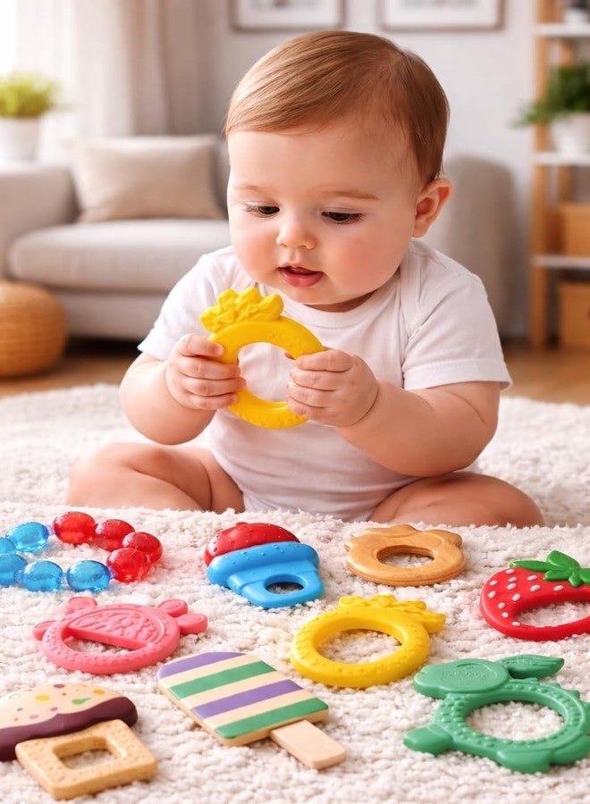 Babyblu The Popsicle | Silicone Ice Cream Shape Baby Teether Multicolor | Silicone Teething Toy for Infants & Toddlers | Baby Teether for Chewing & Gum Stimulation - Image 5