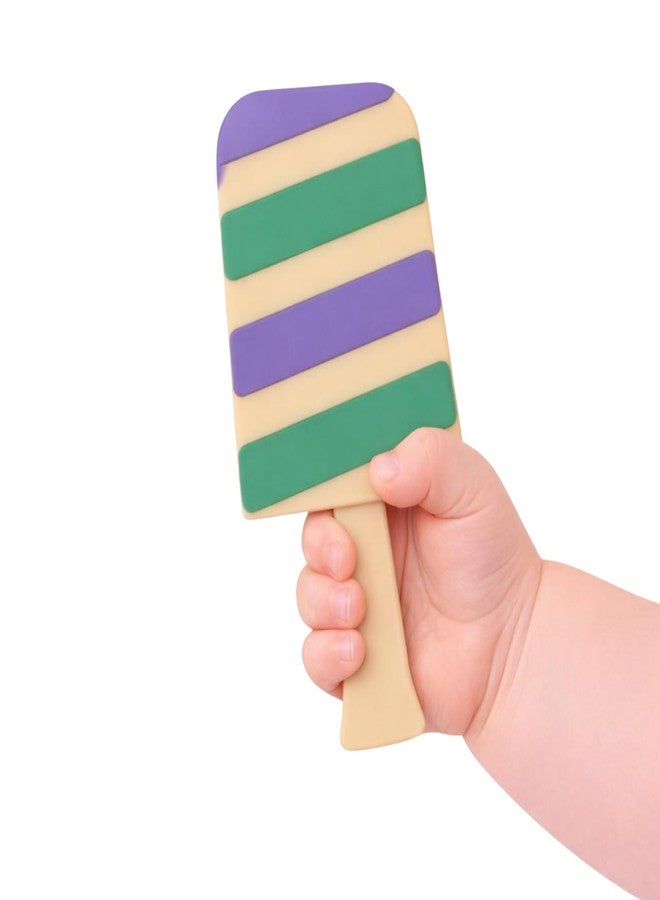 Babyblu The Popsicle | Silicone Ice Cream Shape Baby Teether Multicolor | Silicone Teething Toy for Infants & Toddlers | Baby Teether for Chewing & Gum Stimulation - Image 1