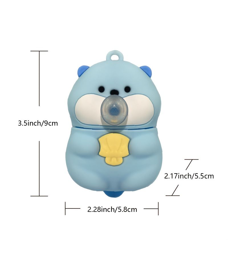 Pink Raccoon Bubble Toy Relieves Stress Cube Sensory for Keychain Backpack - Image 5