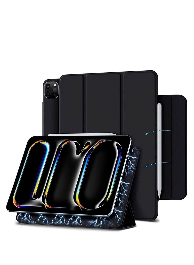 HYX "HYX Black iPad Pro 13” Case M4 (2024) with Pencil Holder & Smart Cover"  - Image 1
