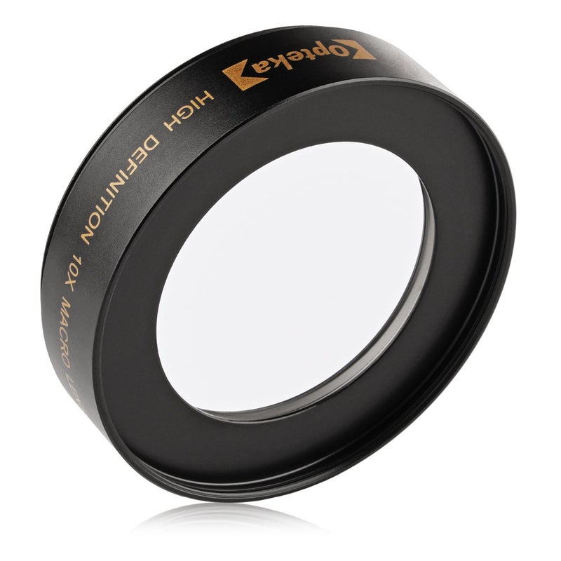 Opteka Achromatic 10x Diopter Close-Up Macro Lens for Sony E-Mount a7r, a7s, a7, a6300, a6000, a5100, a5000, a3000, NEX-7, 6, 5T, 5N, 5R Digital Cameras (Fits 40.5mm, 49mm and 58mm Threaded Lenses) - Image 1