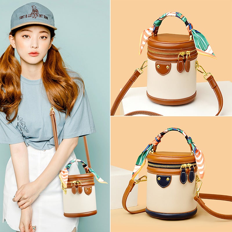 Women's Fashion Shoulder Bag Bucket Style - Image 1