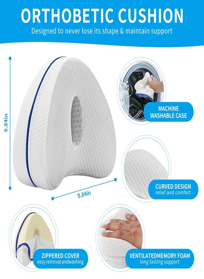 Vertdens Leg Pillow, Knee Pillow for Side Sleepers, Leg Pillows for Sleeping, Knee Cushion for Sleeping,Suitable for Relieving Leg, Back, Knee Pain - Image 5