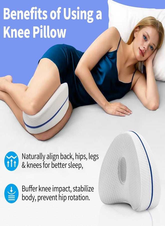 Vertdens Leg Pillow, Knee Pillow for Side Sleepers, Leg Pillows for Sleeping, Knee Cushion for Sleeping,Suitable for Relieving Leg, Back, Knee Pain - Image 4