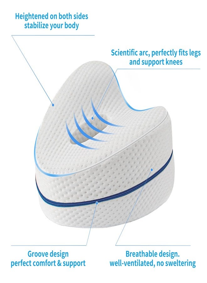 Vertdens Leg Pillow, Knee Pillow for Side Sleepers, Leg Pillows for Sleeping, Knee Cushion for Sleeping,Suitable for Relieving Leg, Back, Knee Pain - Image 3