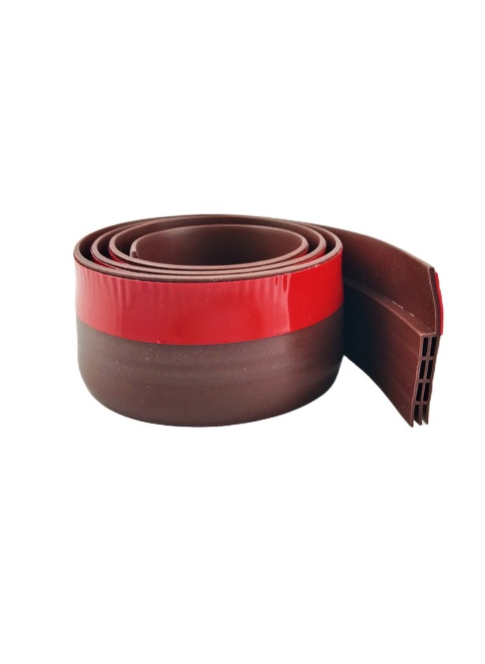 SHAYDX - Door Draft Stopper, Self Adhesive Door Seal Strip, Soundproof Weather Stripping for Bottom of Door, Draft Excluder for Blocking Cold Air, Dust, Bugs, Noise, 39 Inch Door Sweep - Image 1