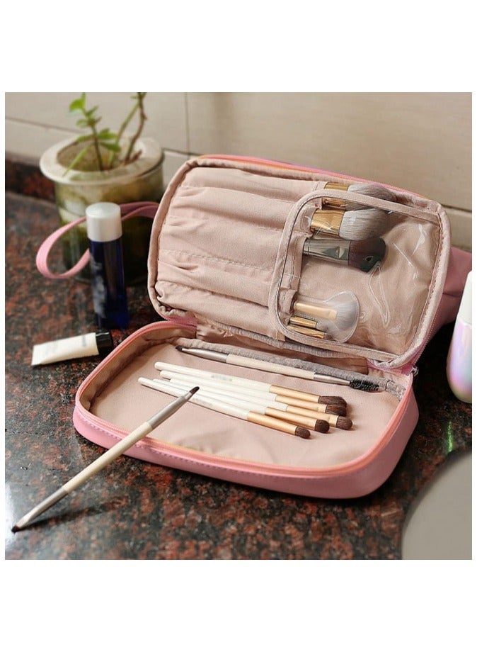 حقيبة مكياج للسفر حقيبة مستحضرات تجميل مضادة للماء حقيبة مكياج نسائية منظمة - Image 2
