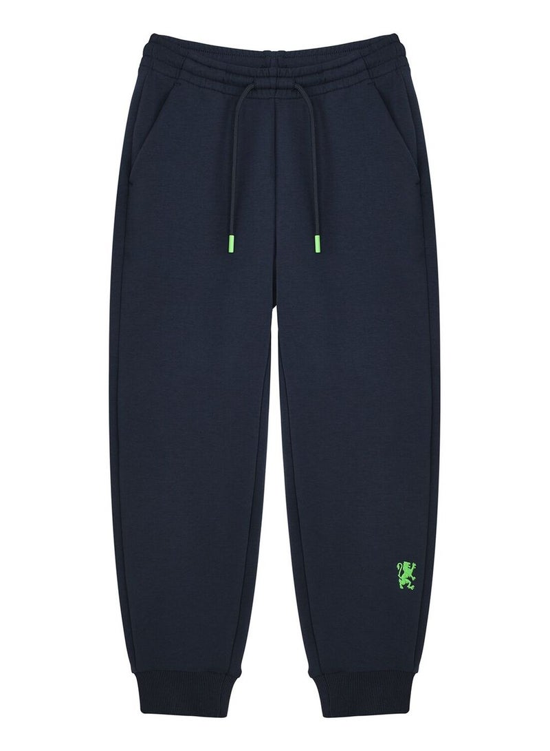 GIORDANO Kids Mid-Rise Regular Taper Interlock Jogger Pants – Soft Elastic Waist Fit - Image 1