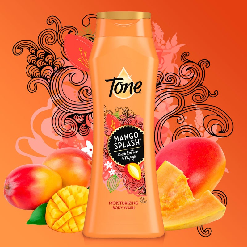 Tone Body Wash, Mango Splash, 16 Ounce (Pack of 6) - Image 2