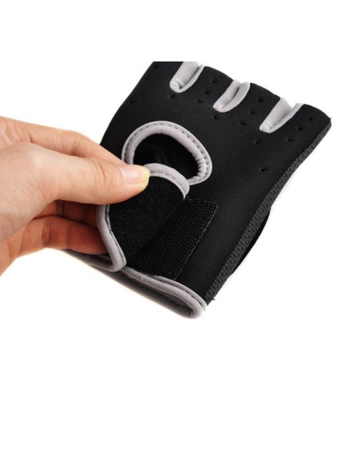Weightlifting gloves with half-finger wrist support and anti-slip design for men and women (multi-colored) - Image 4