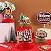 Funmemoir Lumberjack First Birthday Decorations 8PCS Wild One Lumberjack Honeycomb Centerpieces Buffalo Plaid Hunting Camping Bear Adventure Woodland 1st Birthday Decorations for Boys - Image 4