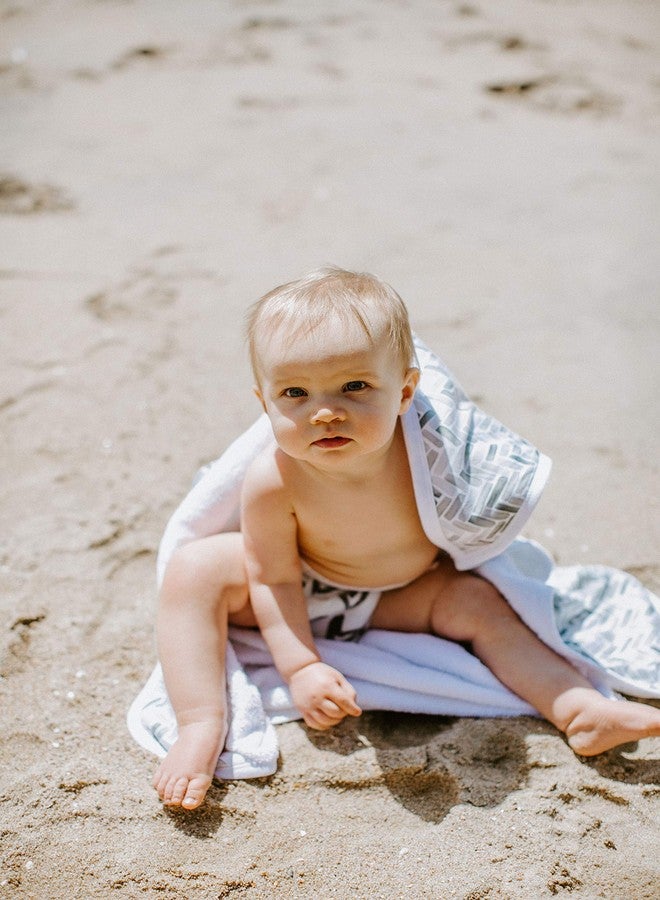 Copper Pearl منشفة استحمام بغطاء من النحاس اللؤلؤي - مناشف أطفال مصنوعة من قماش محبوك/تيري مع غطاء، جيوب، وتصاميم رائعة - مثالية كهدية ولجعل وقت الاستحمام ممتع - منشفة استحمام للأطفال، ألتّا - Image 5