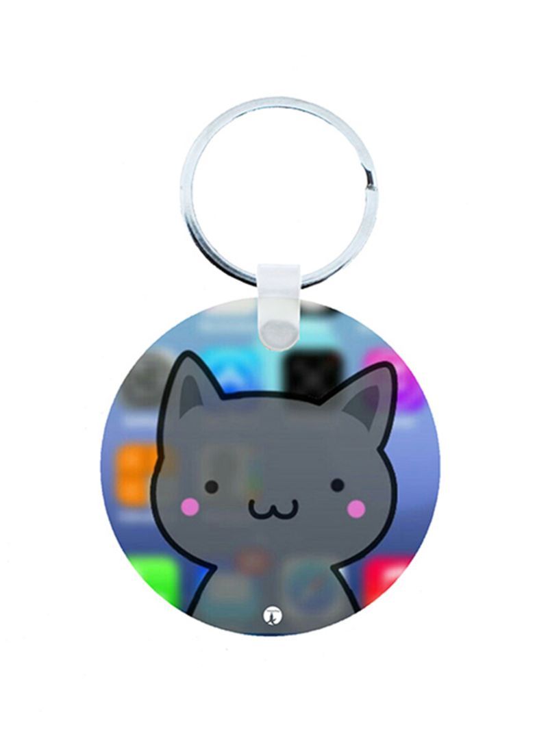 RKN Cat Wooden Keychain