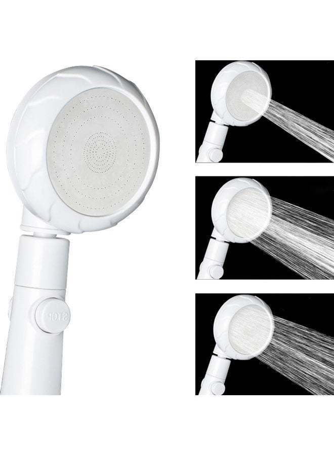 NIBEMINENT 3 Settings Shower Head White 9.44x3.14inch 