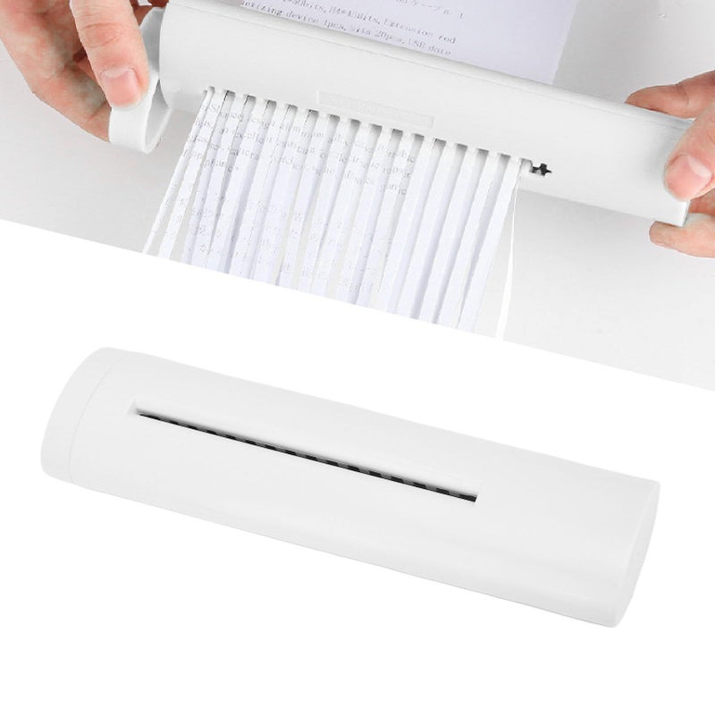 Portable Mini Hand Shredder Manual Document Shredder Small Paper Shredder For A4 A6 Sheets Space Saving Design No Electricity Needed - Image 2