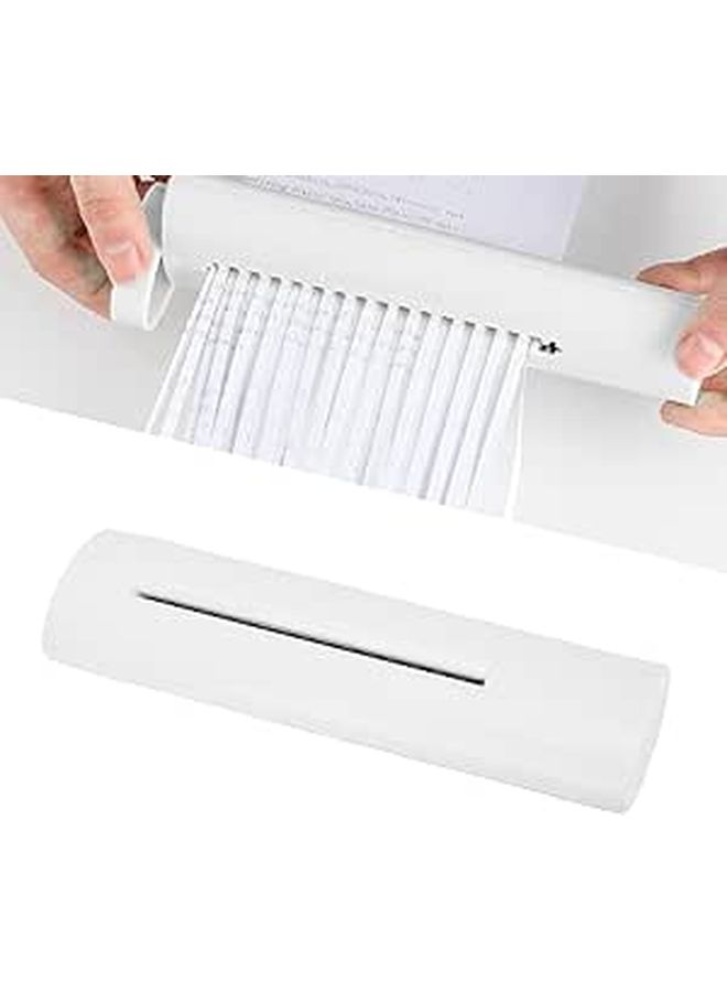 Portable Mini Hand Shredder Manual Document Shredder Small Paper Shredder For A4 A6 Sheets Space Saving Design No Electricity Needed - Image 1