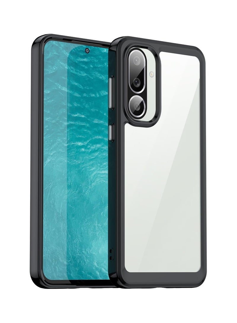 general Clear Case Compatible with Samsung Galaxy M56/F56 5G, Hard Acrylic Clear Back Cover Soft TPU Edge Thickened Drop and Shock Resistant Back Cover - Image 1