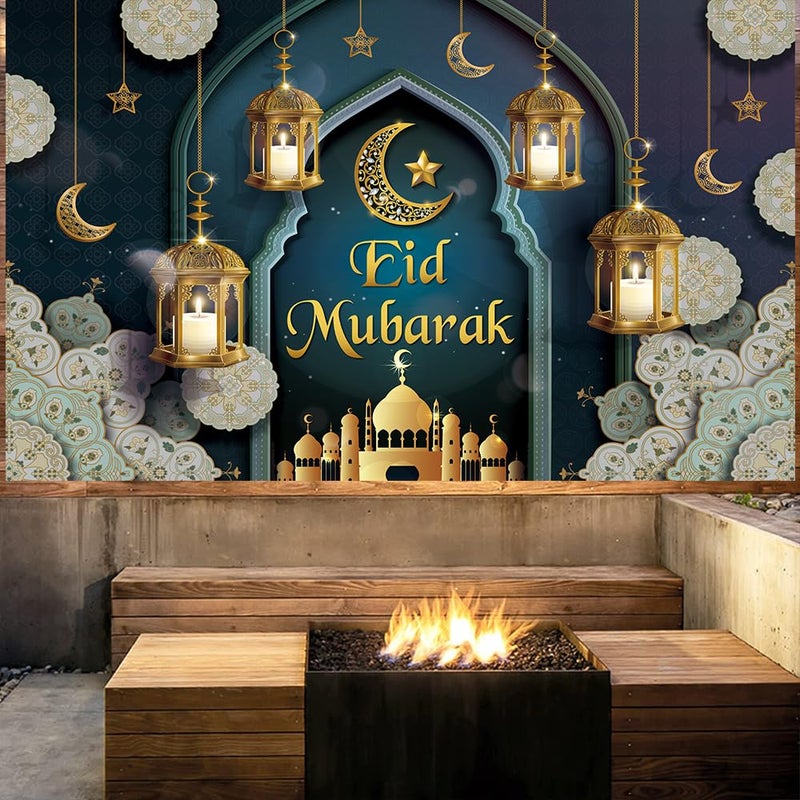 FETT Eid Mubarak Party Banner Decorations - Image 2