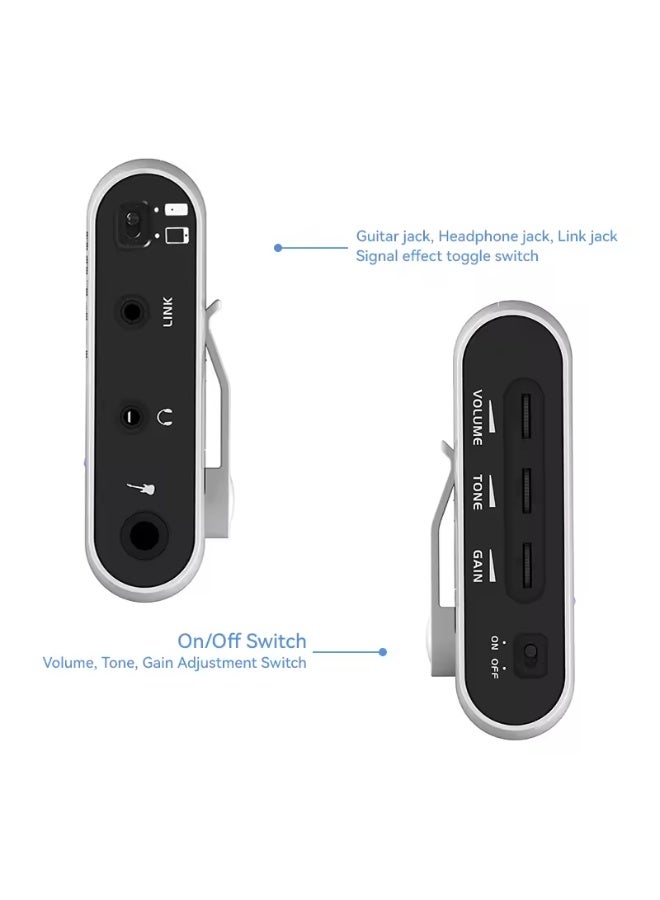 جويو مضخم صوت جيتار كهربائي JOYO I-Plug صغير الحجم محمول مزود بخاصية Overdrive مدمجة للتحكم في مستوى الصوت ونغمة الصوت، متوافق مع أجهزة iPhone وAndroid وWindows - Image 3