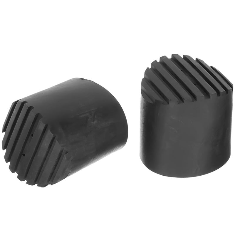 Retractable Ladder Rubber Feet Non Slip Foot Covers 76mm Protector Anti Skid Pads - Image 2