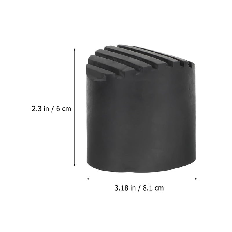 Retractable Ladder Rubber Feet Non Slip Foot Covers 76mm Protector Anti Skid Pads - Image 3