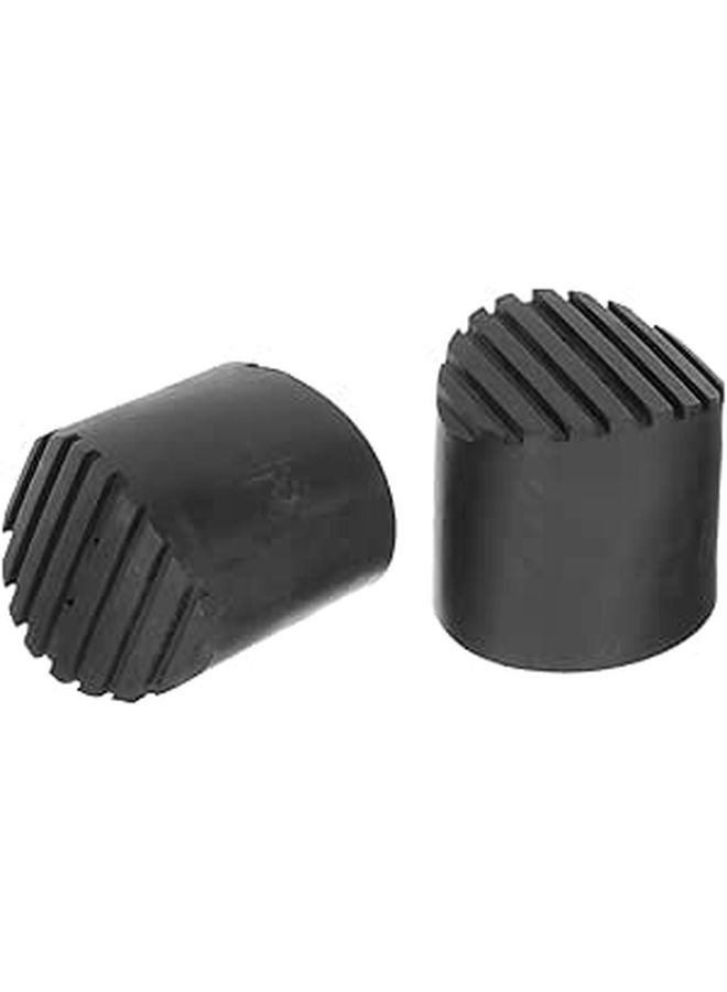 Retractable Ladder Rubber Feet Non Slip Foot Covers 76mm Protector Anti Skid Pads - Image 1