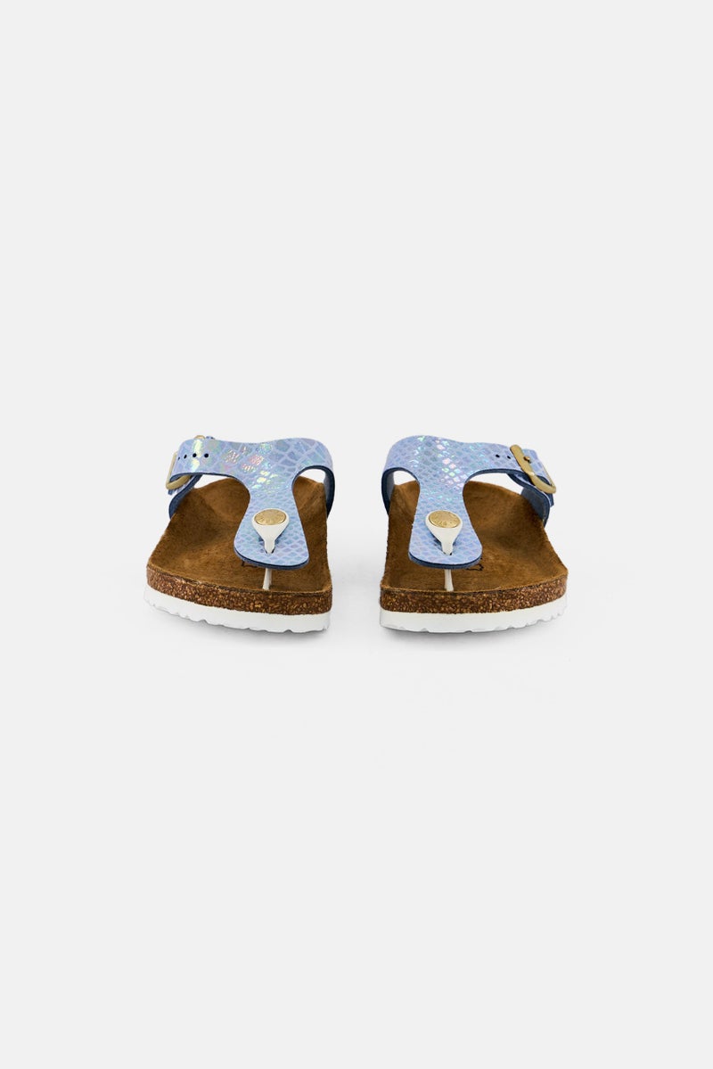 BIRKENSTOCK Kids Girl Slip On Cork Sandals, Multicolor  - Image 2