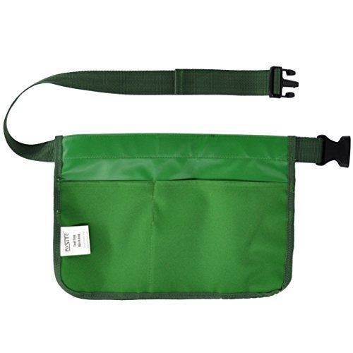 FASITE Gardening Tool Waist Bag Belt, Waterproof Garden Tool Apron with 7-Pocket Hanging Pouch for Men&Women, Adjustable, Green - Image 5