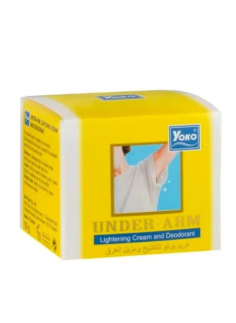 YOKO Under Arm Whitening Cream And Deodorant 50grams