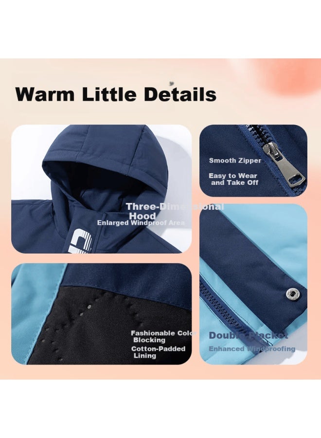 Pepco Kids Winter  New Boys Outdoor Sports Jacket Fashionable Girls Windproof Warm Cotton Padded Coat - Image 4