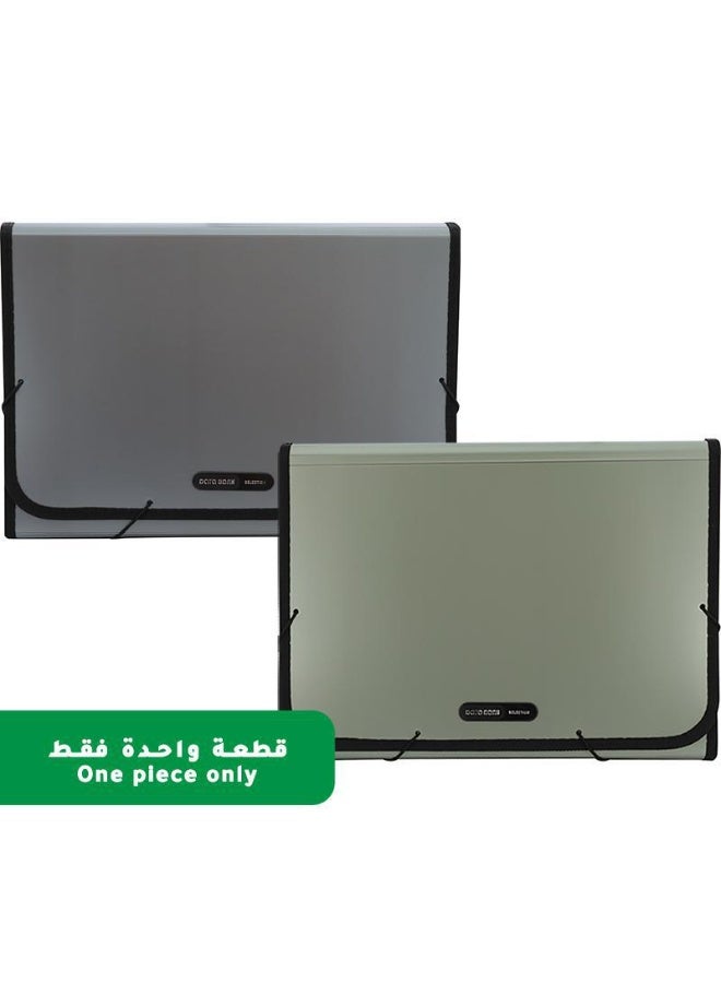Data Bank Expanding File with Division A413 Pockets Assorted Color and Design May Vary - Image 1