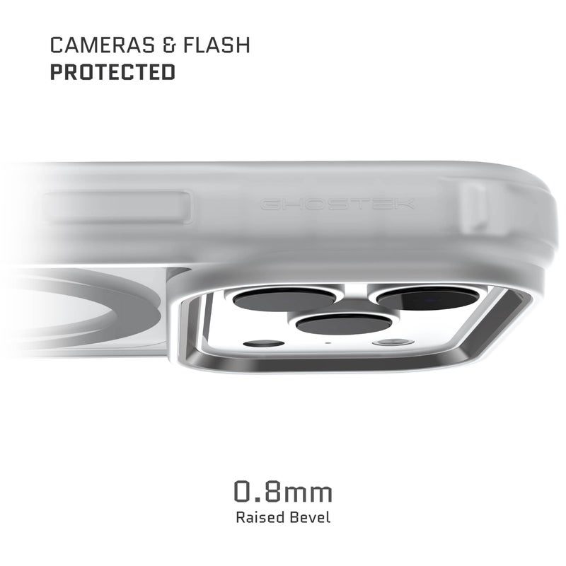 Ghostek Covert iPhone 17 Pro Max Case Clear - Compatible with MagSafe Accessories, Shockproof Silicone, Minimalist Phone Cover Designed for Apple iPhone17 Pro Max (6.9 Inch, Clear Matte) - Image 3