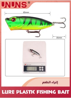 UNUNS 5 Pcs Fishing Lures Hard Baits,3D Eyes Minnow Fishing Lures Crankbait,Crank Bait Set Minnow Lures,Life-Like Swimbait Fishing Bait,Crankbait For Freshwate Saltwater,Bass Trout Walleye Redfish  - Image 5