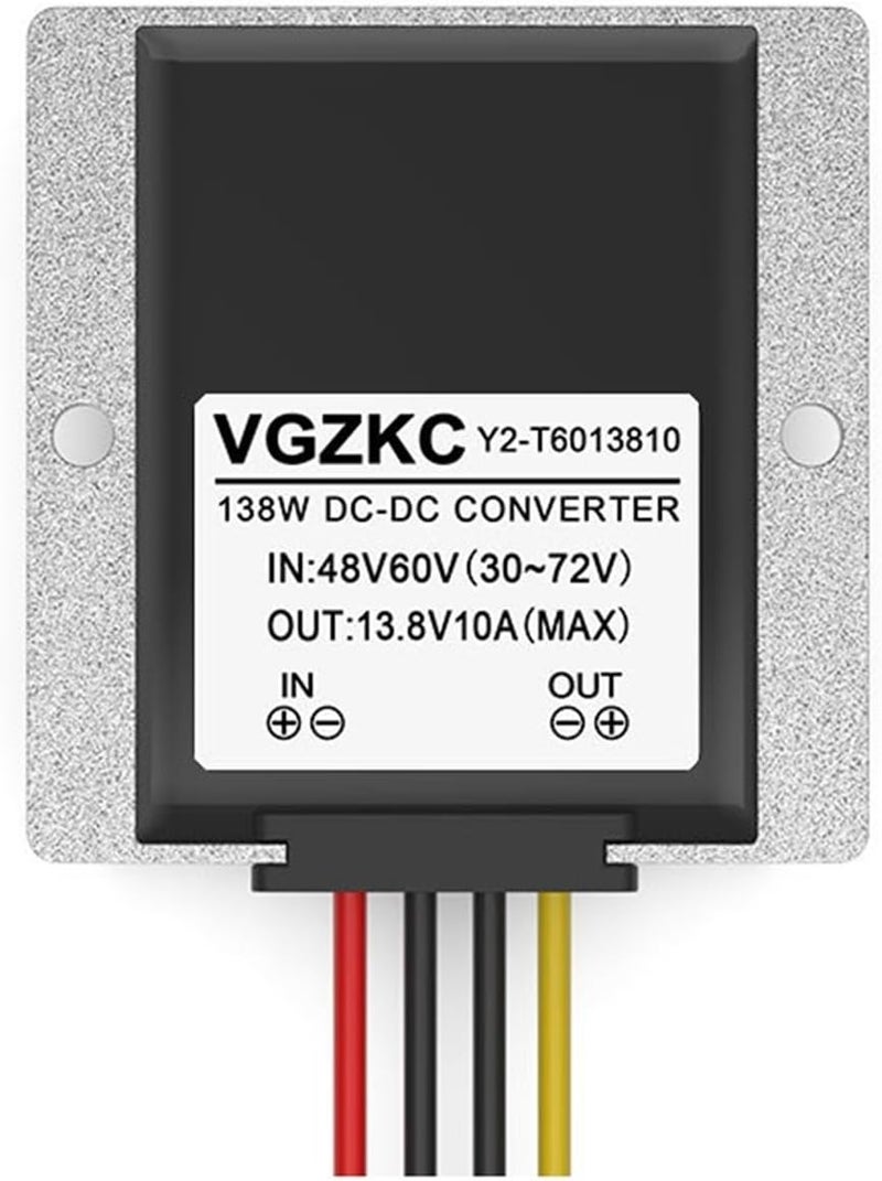48V60V to 13.8V Power Supply Step-Down Module 30-72V to 13.8V Automotive Regulated Power Supply Converter(48V60V to 13.8V 10A-01) - Image 1