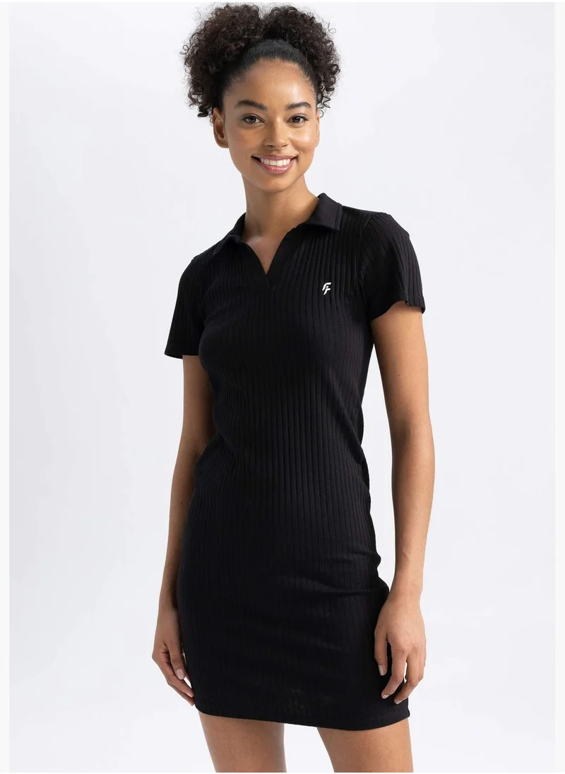 DeFacto Woman Slim Fit Knitted Dress