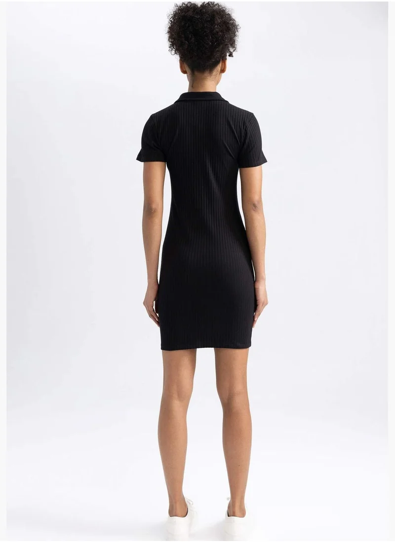 DeFacto Woman Slim Fit Knitted Dress